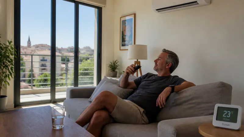 Combien coûte vraiment la climatisation pendant une canicule à Montpellier ?
